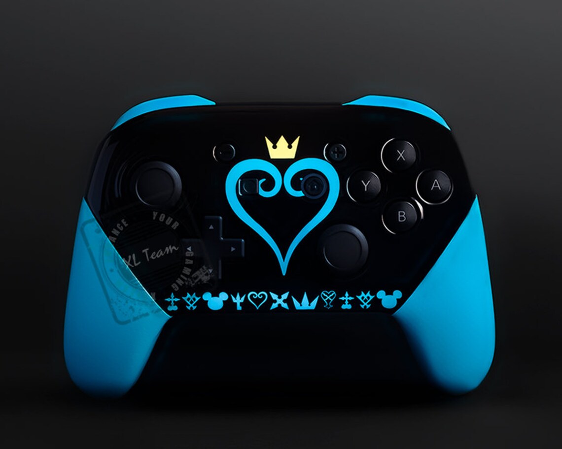 Custom Kingdom Hearts Themed Nintendo Switch Pro Controller