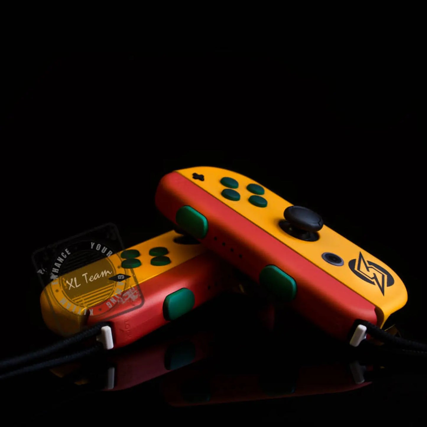 Custom Painted Metroid Samus Aran Themed Nintendo Switch Joy-Con JoyCon Controllers