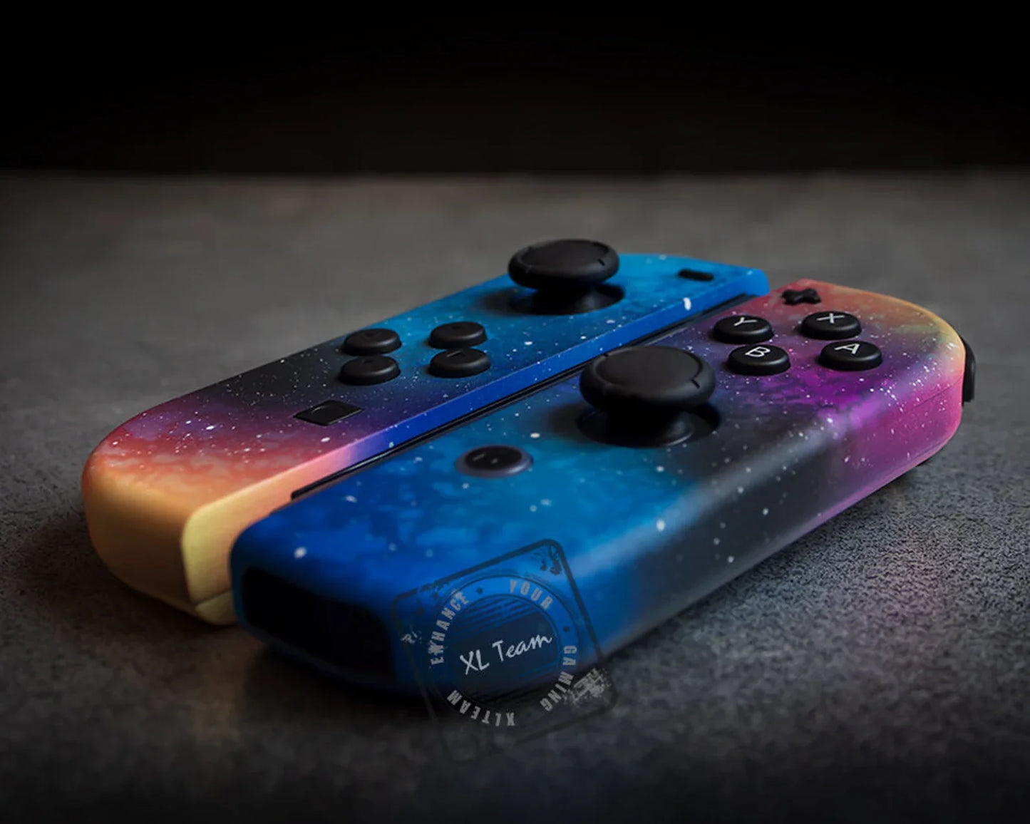Custom Cosmic Space Galaxy Themed Nintendo Switch Joy-Con JoyCon Controllers