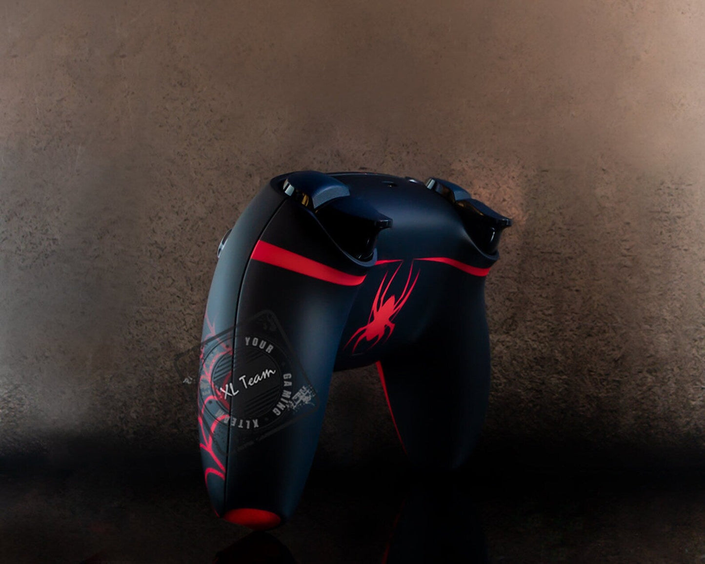 Custom Spiderman Miles Morales Themed PlayStation 5 PS5 DualSense Wireless Controller