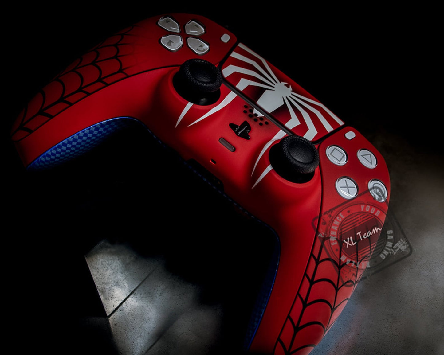 Custom Spiderman Themed PlayStation 5 PS5 DualSense Wireless Controller