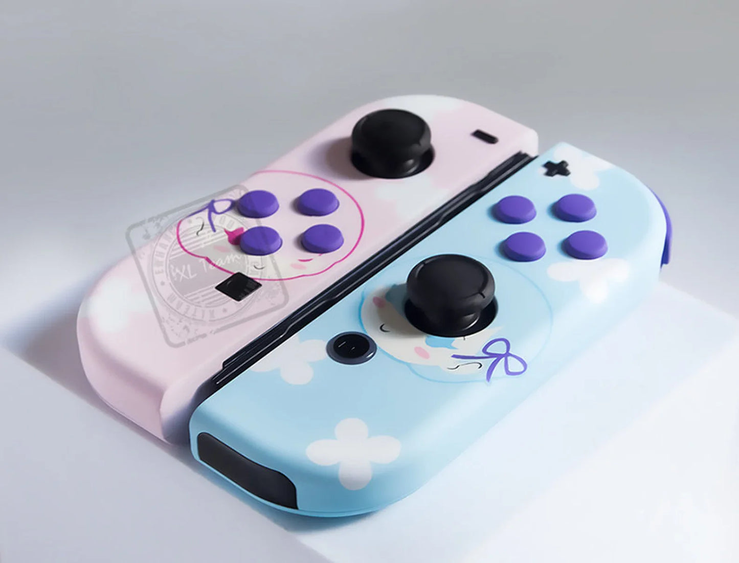 Custom Re:Zero Rem and Ram Nintendo Switch Joy-Con JoyCon Controllers