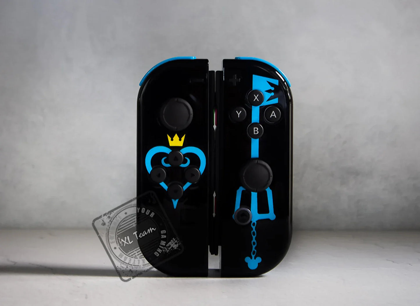 Custom Kingdom Hearts Themed Nintendo Switch Joycon Controllers