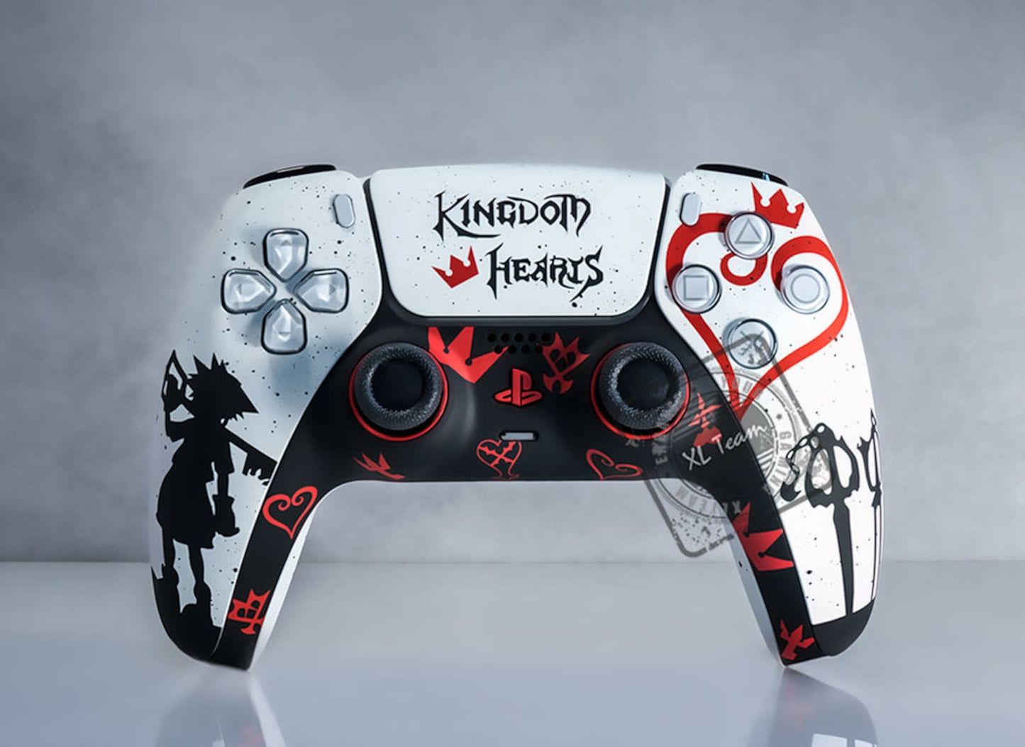 Custom Kingdom Hearts Sora Themed Heartless Shadow PlayStation 5 PS5 DualSense Wireless Controller