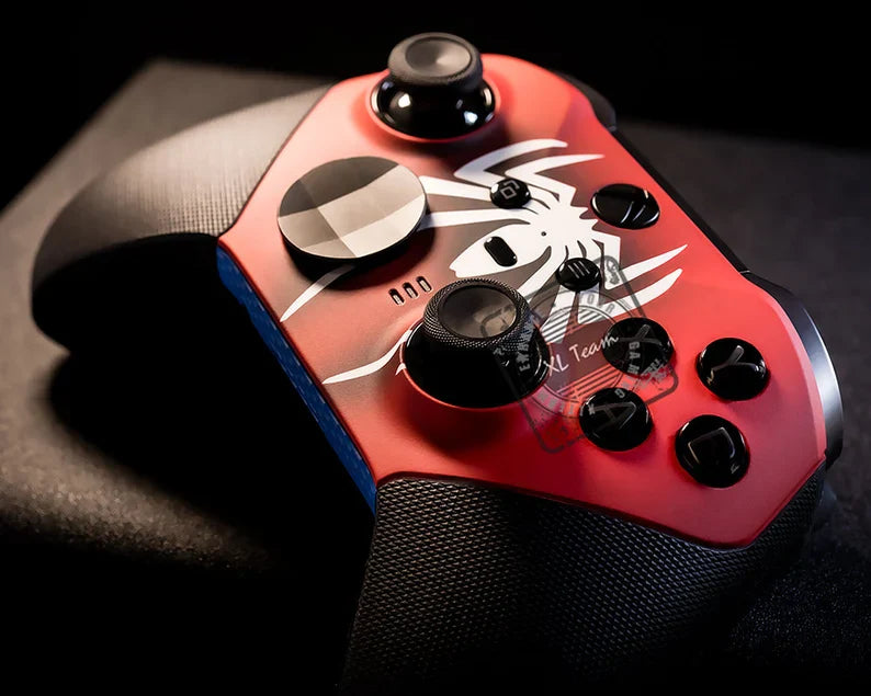 Custom Spiderman Themed Xbox Elite Series 2 Controller