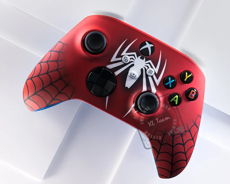 Custom Spiderman Themed Xbox Wireless Controller for Xbox Series X | S