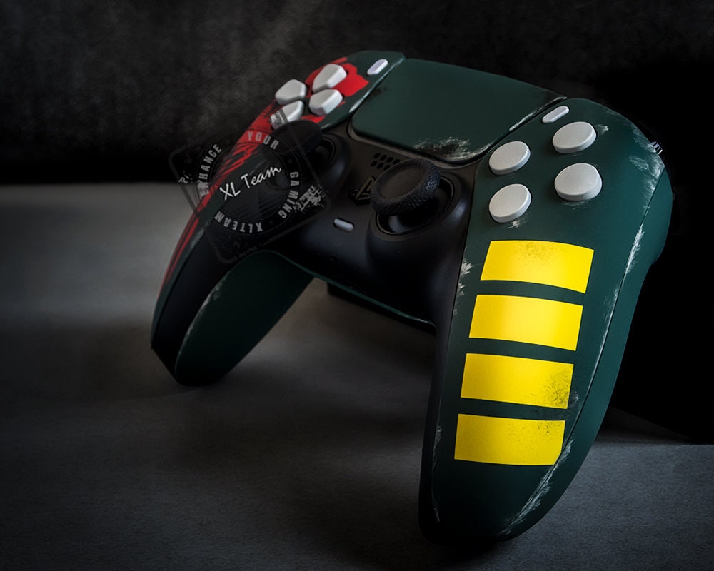 Custom Boba Fett Themed PlayStation 5 PS5 DualSense Wireless Controller