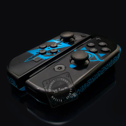 Custom The Legend of Zelda Breath of the Wild Themed Blue Version Nintendo Switch Joy-Con JoyCon Controllers