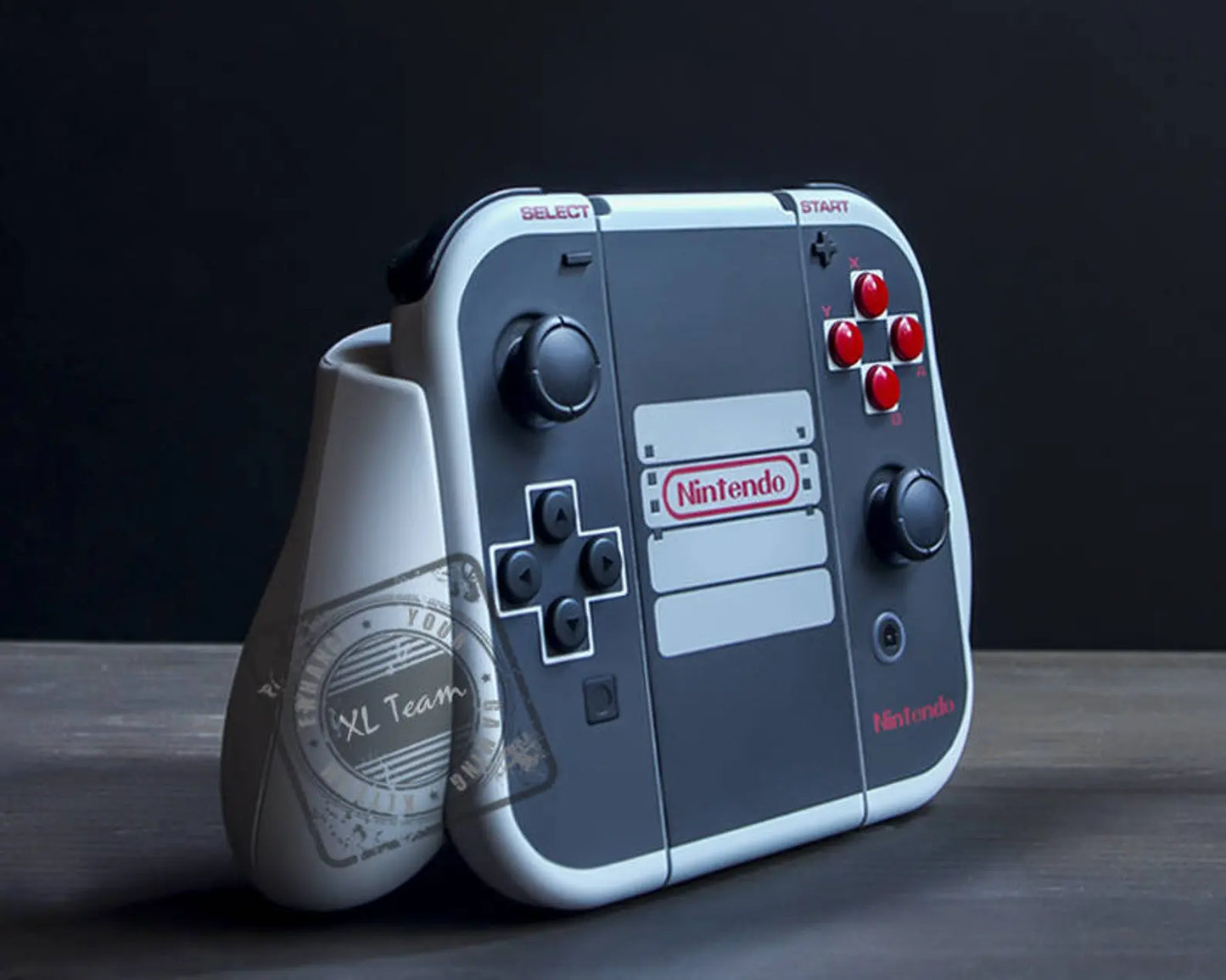 Custom NES Nintendo Themed Nintendo Switch Joy-Con JoyCon Controllers with Comfort Grip Gift for Gamer