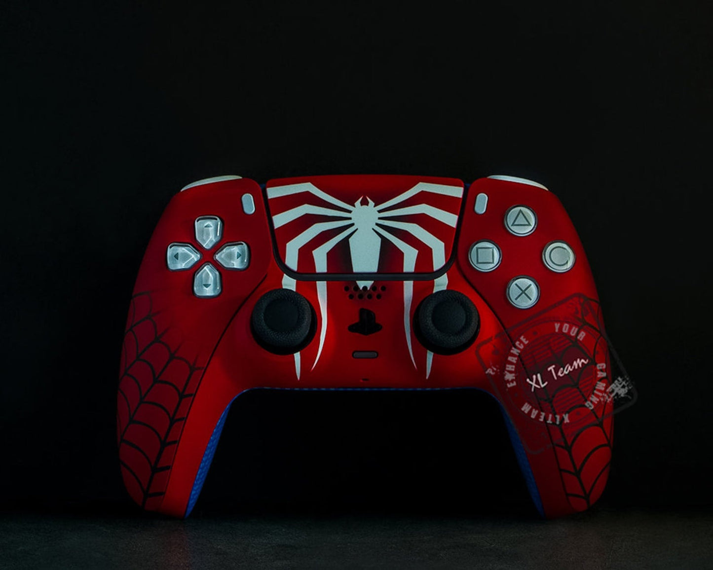 Custom Spiderman Themed PlayStation 5 PS5 DualSense Wireless Controller