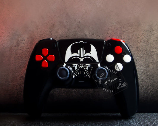 Custom Star Wars Darth Vader Themed PlayStation 5 PS5 DualSense Wireless Controller