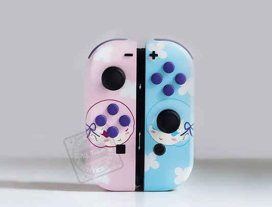 Custom Re:Zero Rem and Ram Nintendo Switch Joy-Con JoyCon Controllers
