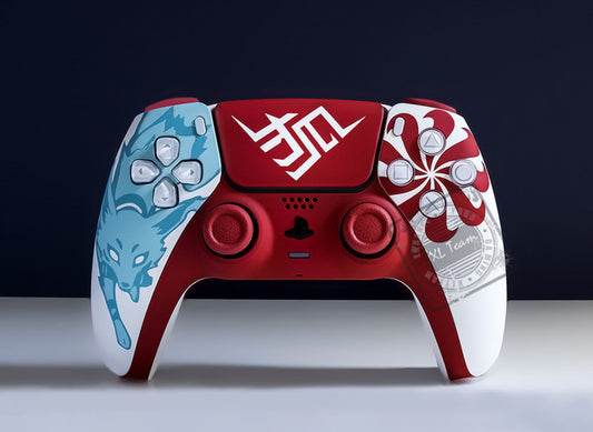 Custom Overwatch Kiriko Kamori Themed PlayStation 5 PS5 DualSense Wireless Controller