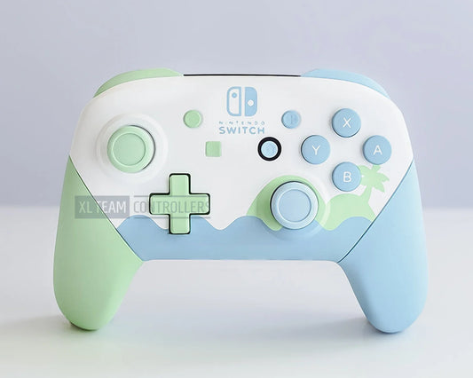 Custom Painted Animal Crossing New Horizons ACNH Themed Nintendo Switch Pro Controller